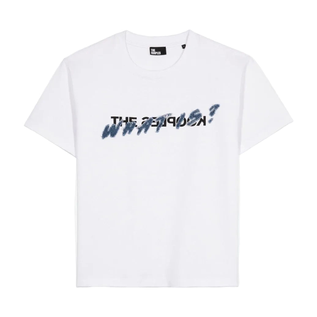 Tee-Shirt What Is Bleu Brodé